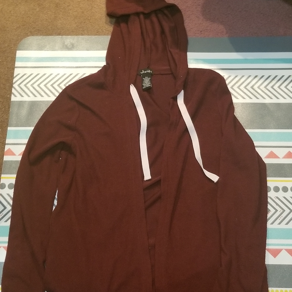 Burgundy, cardigan , light